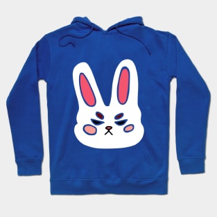 angry bunny clipart Hoodie